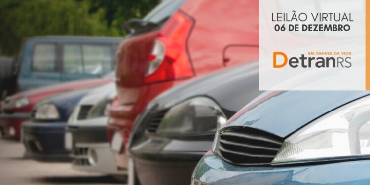 DetranRS oferta 378 veículos e sucatas no leilão da próxima quarta-feira