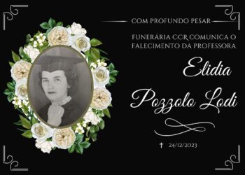 NOTA DE FALECIMENTO: PROFESSORA ELIDIA POZZOLO LODI