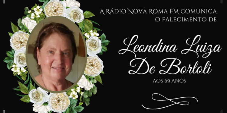 NOTA DE FALECIMENTO: Leondina Luiza De Bortoli