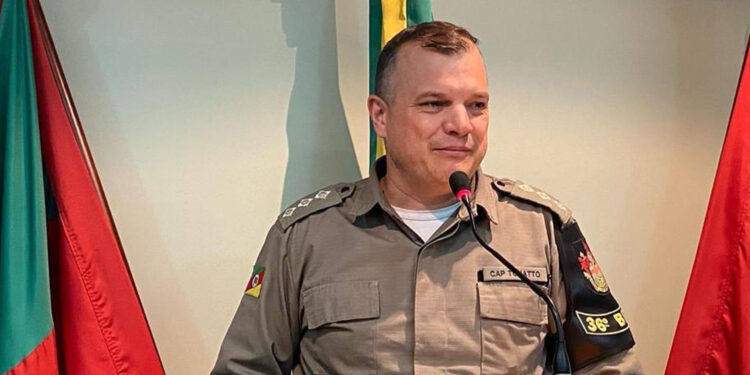 Capitão da BM de Flores da Cunha é promovido ao posto de Major