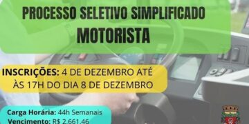 Oportunidade de Emprego: Inscrições Abertas para Vaga de Motorista na Prefeitura de Nova Pádua