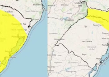 Inmet emite alerta preventivo para tempestade no RS