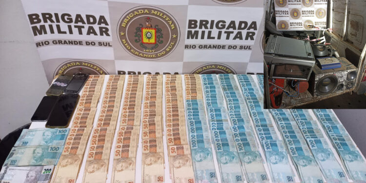 Homem de 43 Anos é Preso com 22 mil Reais no Bolso e Diversos Objetos sem Procedência em Farroupilha