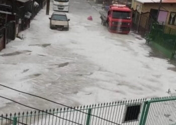 Temporal causa estragos em Caxias do Sul