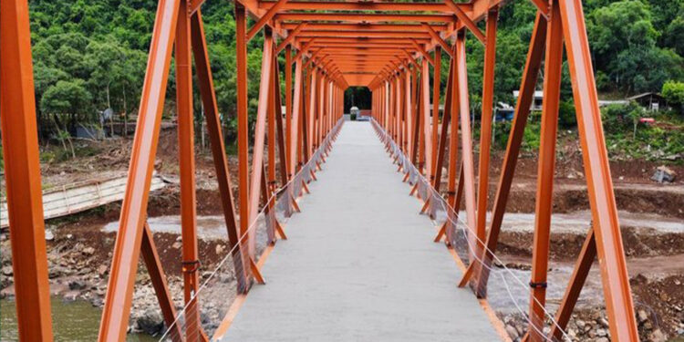 Governo Federal Desiste de Aportar Recursos Emergenciais para Ponte em Nova Roma do Sul Após ser Reconstruída pela Comunidade