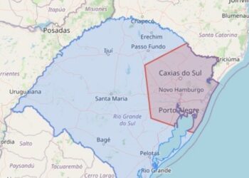 Defesa Civil emite alerta para possibilidade de chuvas e ventos fortes no RS