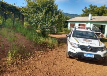 Morador de Nova Roma do Sul Aciona Brigada Militar Após Notar Sinais de Perfuração na Porta