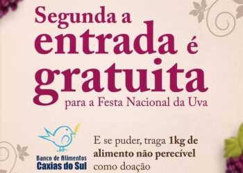 Entrada Gratuita na Festa Nacional da Uva nesta Segunda-feira
