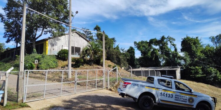 Câmeras de Segurança Flagram Invasão a Aviário por Casal no interior de Nova Roma do Sul