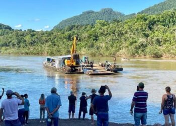 Operações da nova balsa entre Santa Tereza e São Valentim do Sul devem iniciar no final de semana
