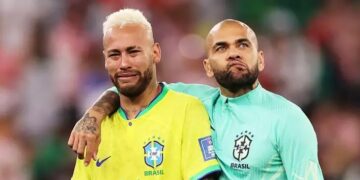 Neymar doou os 150 mil euros que levaram à redução da pena de prisão de Daniel Alves