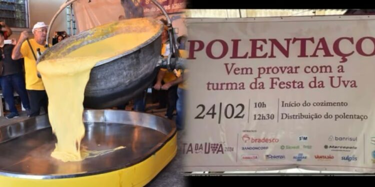 Festa Nacional da Uva retira termo ‘POLENTAÇO’ após notificação de Monte Belo do Sul