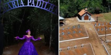 Cruzes, capelas e túmulos: mãe de santo constrói cemitério particular para cultuar exus e pombagiras no RS