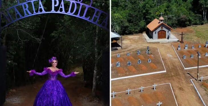 Cruzes, capelas e túmulos: mãe de santo constrói cemitério particular para cultuar exus e pombagiras no RS