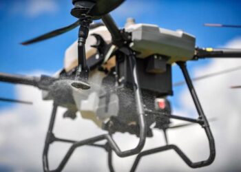 Drones agrícolas atraem compradores e curiosos na Expodireto Cotrijal