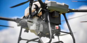 Drones agrícolas atraem compradores e curiosos na Expodireto Cotrijal