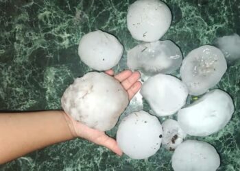 Granizo gigante atinge o Norte de Buenos Aires