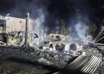 Incêndio em Vinícola de Nova Pádua é Contido Pelo Corpo de Bombeiros