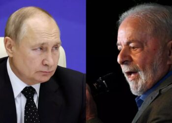 Lula envia carta a Putin cumprimentando o presidente russo pela reeleição