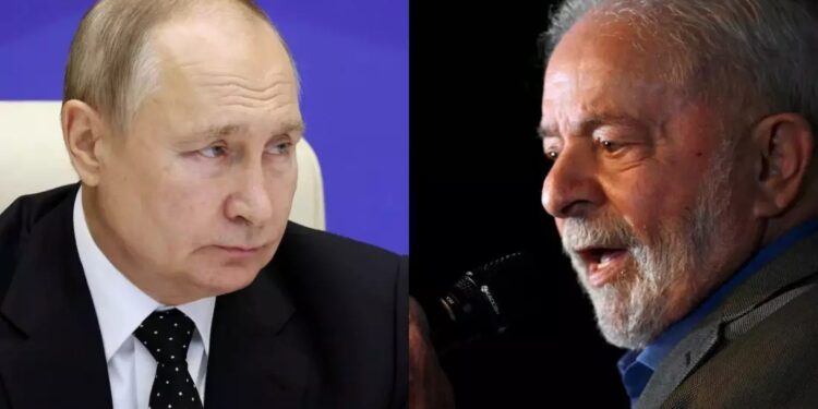 Lula envia carta a Putin cumprimentando o presidente russo pela reeleição