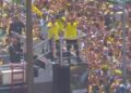 Em ato em Copacabana, Bolsonaro defende bilionário Elon Musk e nega existência de “minuta de golpe”