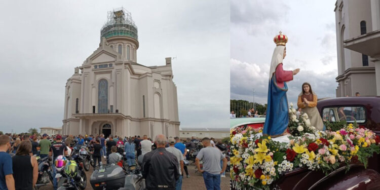 Romarias ao Santuário de Caravaggio Celebram a Fé dos Motociclistas e dos Amantes de Carros Antigos no Último Sábado