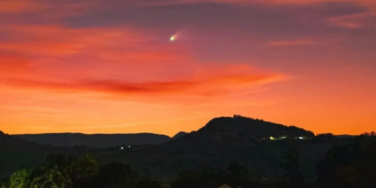 O Cometa do Diabo já está visível no Rio Grande do Sul