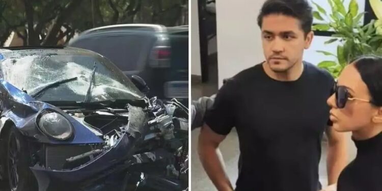 Dono de Porsche paga R$ 500 mil de fiança e oferece salário mínimo a família de motorista de aplicativo morto em acidente