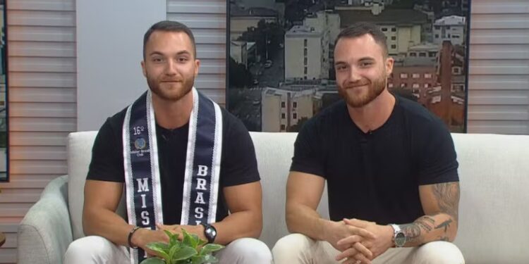 Modelo do RS eleito ‘mais belo do país’ tem irmão gêmeo: ‘Ele é o futuro Mister Brasil’