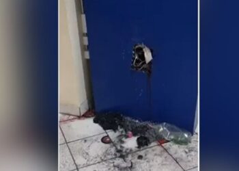 Criminosos invadem prefeitura e arrombam caixa eletrônico em Arroio do Padre