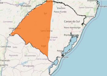Inmet emite alerta de perigo para tempestades no RS