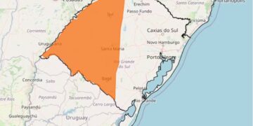 Inmet emite alerta de perigo para tempestades no RS