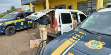 Dois homens são presos com carga de cigarros contrabandeados em Vacaria, na Serra Gaúcha