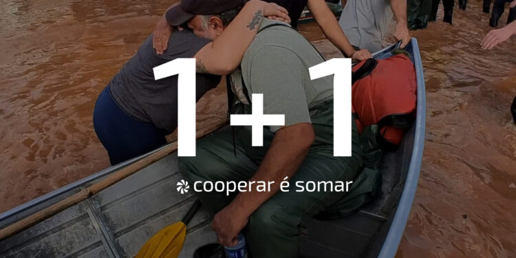 Sicredi dobra o valor arrecadado em campanha nacional para o Rio Grande do Sul e inicia nova mobilização