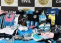 Polícia Civil apreende em abrigo de Cachoeirinha mercadorias furtadas de loja do Grêmio na Arena