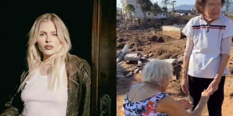 Luísa Sonza vai doar casas para vizinhas que perderam tudo em Roca Sales: “História que mais me comoveu”