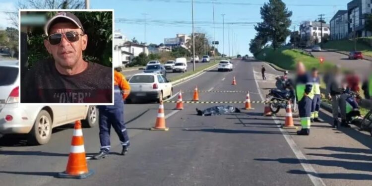 Ciclista morre atropelado na RSC-453, em Farroupilha
