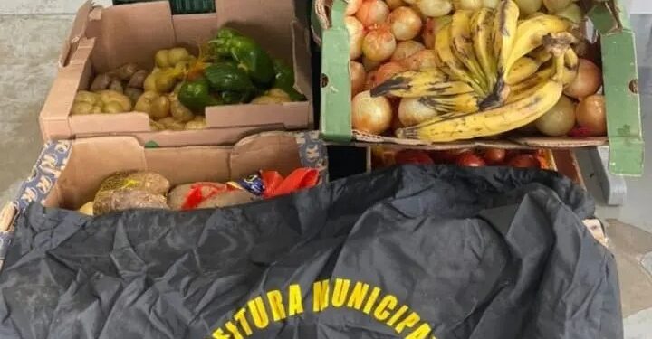 Fiscalização e Guarda Municipal apreendem mais de 200 quilos de alimentos irregulares no centro de Caxias do Sul