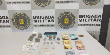 Brigada Militar de Antônio Prado prende homem de 21 anos por tráfico de entorpecentes