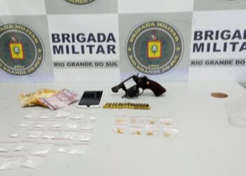 BM de Antônio Prado Apreende Menor de 14 anos com arma calibre 38 e Drogas