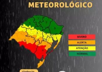 Defesa Civil alerta para tempestades no Rio Grande do Sul nos próximos dias