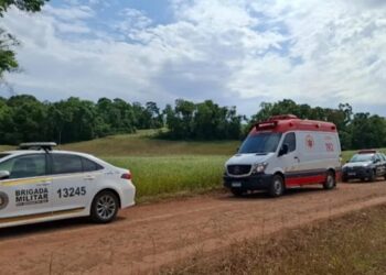 Mulher é encontrada morta em lavoura, Brigada Militar foi acionada para atender a ocorrência