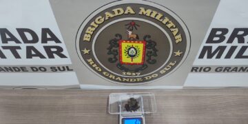Brigada Militar Aborda Suspeito com Entorpecentes em Nova Roma do Sul