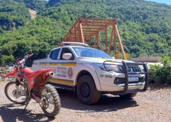 Motocicleta Irregular é Apreendida Durante Patrulhamento em Nova Roma do Sul