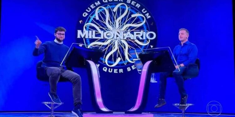 Garibaldense fica a uma pergunta do milhão no “Quem Quer Ser Um Milionário” da Globo