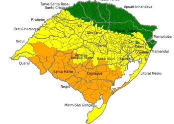 Defesa Civil do RS alerta para risco de inundações na região Sul