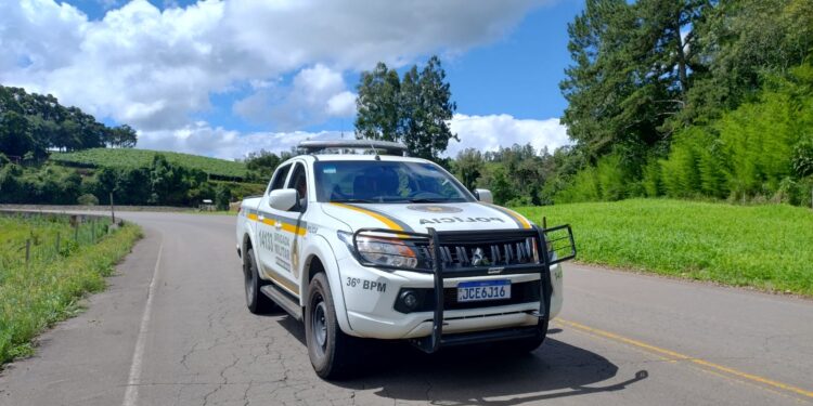 Homem Foragido por Crime no Paraná é Preso em Nova Roma do Sul na Linha Castro Alves