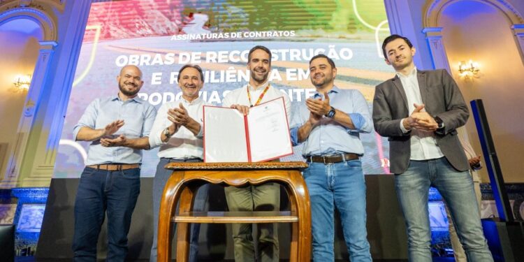 Governador anuncia investimento de R$ 1,2 bilhão para reconstrução de estradas e pontes