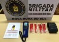 BM De Nova Roma do Sul recebe equipamento avançado para fiscalização de trânsito