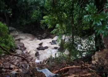 Idoso morre após ser arrastado por correnteza de córrego durante chuva em Farroupilha
